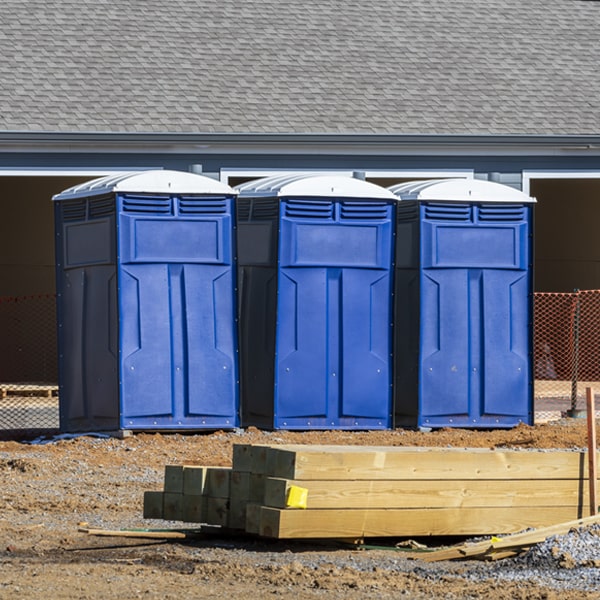 is there a specific order in which to place multiple porta potties in Angelo